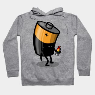 Drained Battery Hoodie